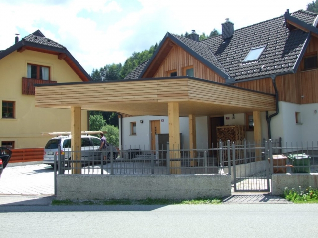 Nadstrešek Kranjska Gora - končni pogled