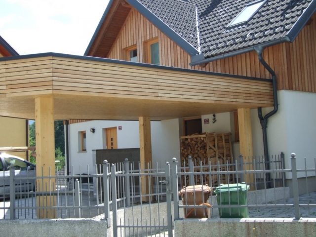Nadstrešek Kranjska Gora - končni pogled